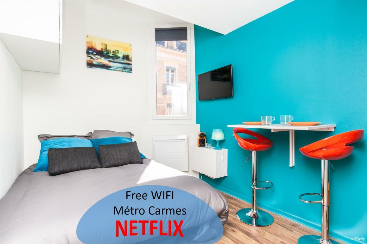 Superbe Studio Cosy Metro Carmes Apartamento Toulouse Exterior foto